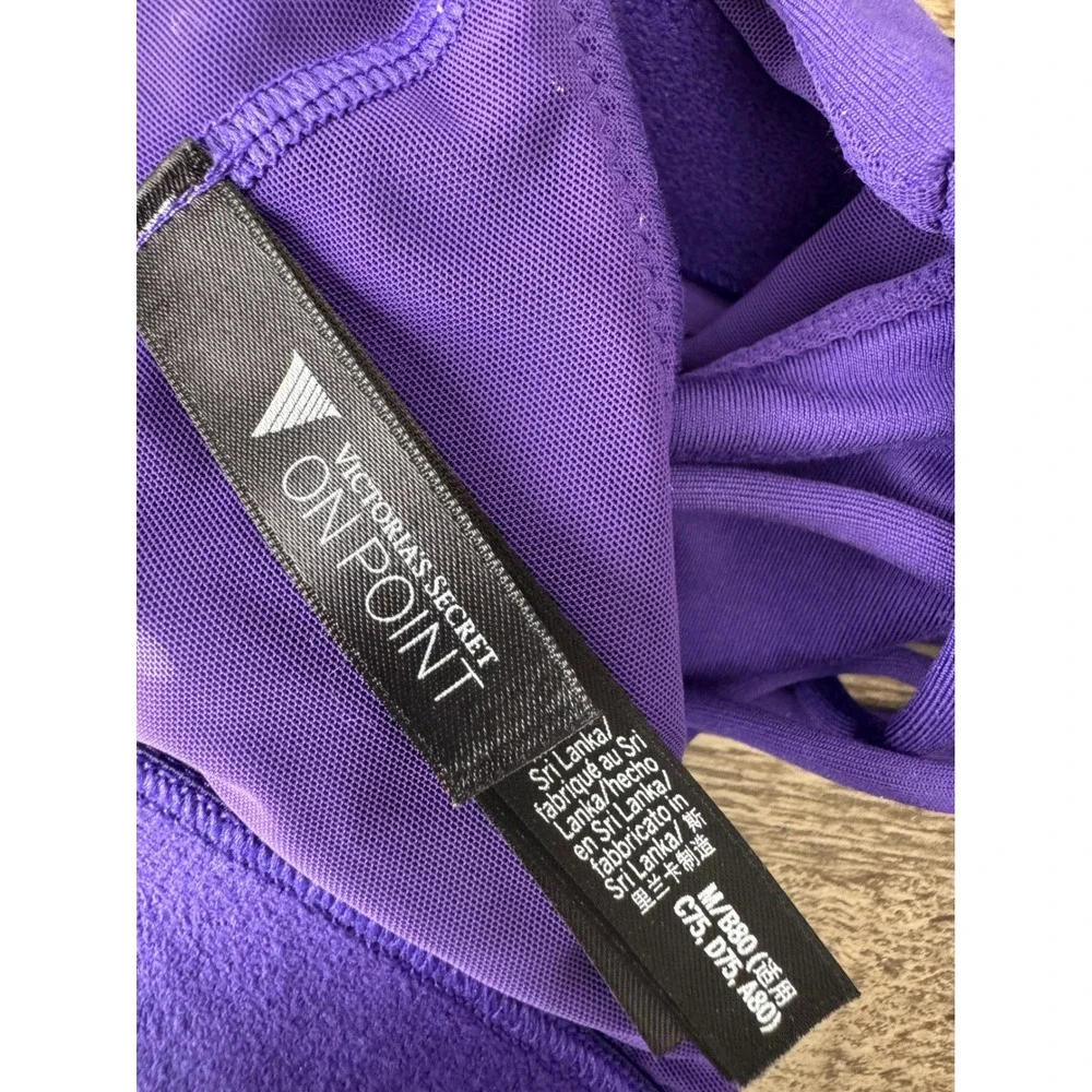 Victoria's Secret Sport Purple Strappy Back Sports Bra Activewear M